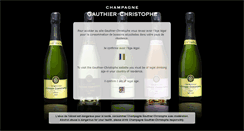 Desktop Screenshot of gauthier-christophe.com